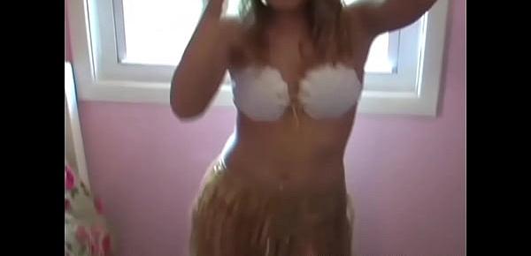  I love the cute little hula girl costume you got me